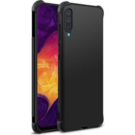 Shockproof Soft TPU hoesje zwart Silicone Case Samsung Galaxy A70