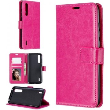 Samsung Galaxy A20S hoesje book case roze