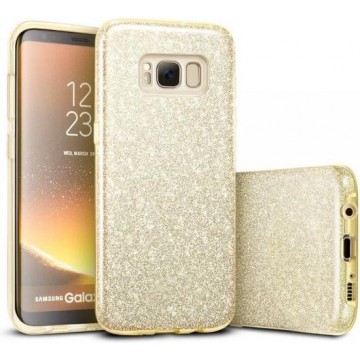 Samsung Galaxy S8 Hoesje - Glitter Backcover - Goud