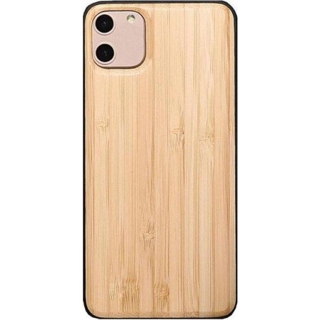 Smartphone hoesje | Telefoon hoesje | Anti shock | Hout | Bamboo | iPhone 11