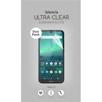 Selencia Duo Pack Ultra Clear Screenprotector voor de Nokia 1.3