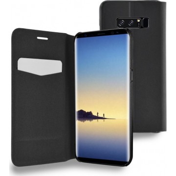 Azuri Samsung Note 8 hoesje - Ultra dunne book case - Zwart