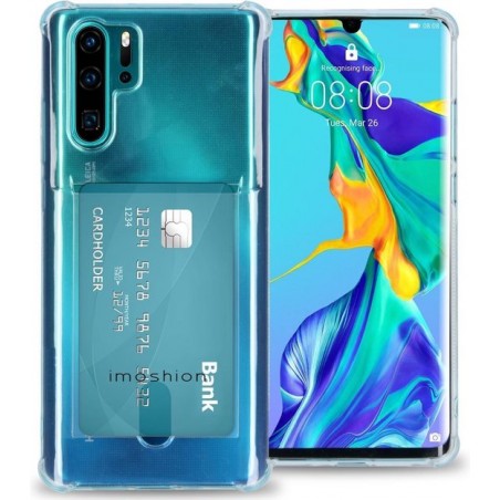 iMoshion Softcase Backcover met pashouder Huawei P30 Pro hoesje - Transparant