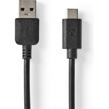 USB 3.1 Cable | USB-C™ Male - A Male | 2.0 m | Zwart