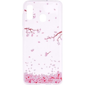 Samsung Galaxy A40 TPU Hoesje met Blossom Print