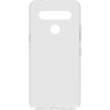 Softcase Backcover LG K61 hoesje - Transparant