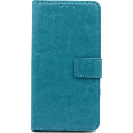 Samsung Galaxy M21 Hoesje Turquoise - Portemonnee Book Case - Kaarthouder & Magneetlipje