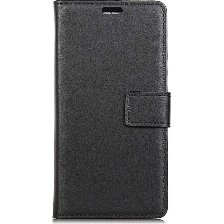 Shop4 - OnePlus 6T Hoesje - Wallet Case Business Zwart