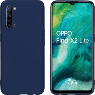 iMoshion Color Backcover Oppo Find X2 Lite hoesje - Donkerblauw
