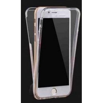 iPhone 6 / 6s 360 graden siliconen hoesje transparant voor en achter