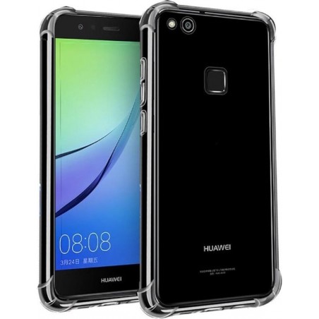 huawei p10 lite hoesje shock proof case - Huawei p10 lite hoesje shock proof case hoes cover transparant