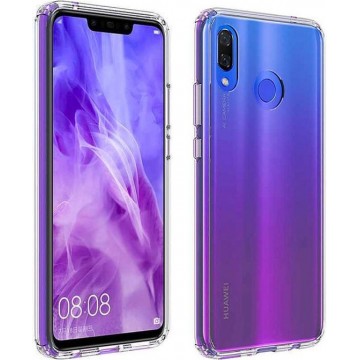 huawei p smart plus 2018 hoesje - Huawei P Smart Plus 2018 hoesje siliconen case hoes cover transparant