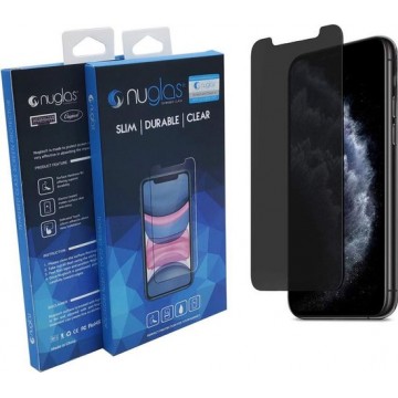 iPhone 11 Pro (privacy) Nuglas glazen screenprotector – Tempered Glass – Privacy gehard glas - 1x stuk
