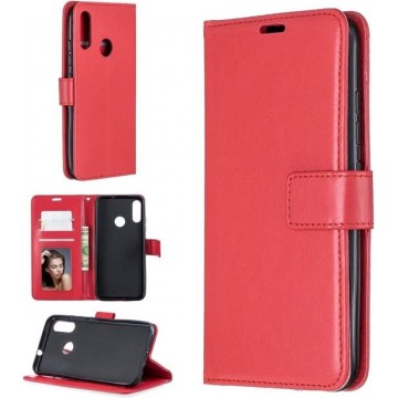 Motorola Moto E6 Play hoesje book case rood