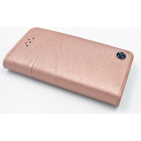 Apple iPhone 5/5s/SE Pasjeshouder Roze Booktype hoesje - Magneetsluiting