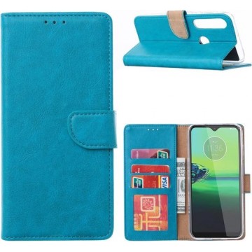 Motorola Moto G8 Power - Bookcase Turquoise - portemonee hoesje