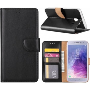 Samsung Galaxy J4 Plus 2018 - Bookcase Zwart - portemonee hoesje