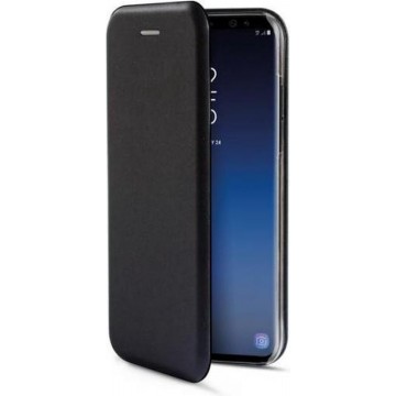 Samsung S9+ hoesje - Premium Bookcase Samsung Galaxy S9 Plus hoesje met ruimte voor pasjes - Zwart
