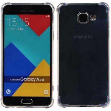 BestCases.nl Transparant TPU Schokbestendig bumper case telefoonhoesje Samsung Galaxy A3 2016