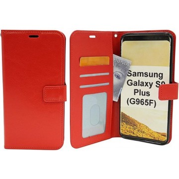 Samsung Galaxy S9 Plus - Bookcase Rood - portemonee hoesje