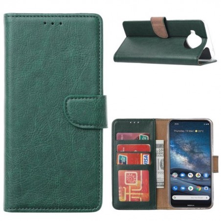 Nokia 8.3 - Bookcase Groen - portemonee hoesje