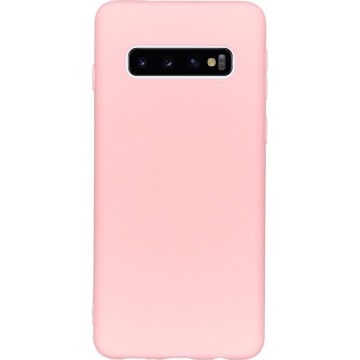 iMoshion Color Backcover Samsung Galaxy S10 hoesje - Roze