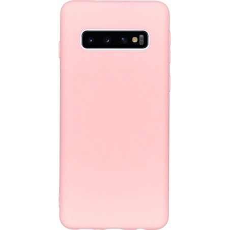 iMoshion Color Backcover Samsung Galaxy S10 hoesje - Roze