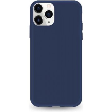 Samsung Galaxy A21s siliconen hoesje - Navy Blauw - shock proof hoes case cover - Telefoonhoesje met leuke kleur - LunaLux