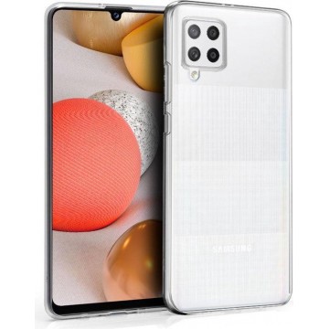 samsung a42 hoesje - Samsung galaxy a42 hoesje case siliconen transparant hoesjes hoes cover - hoesje samsung a42