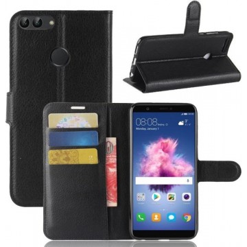 Huawei P Smart Book Case Hoesje - Zwart