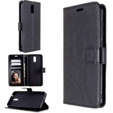 Nokia 1 Plus hoesje book case zwart