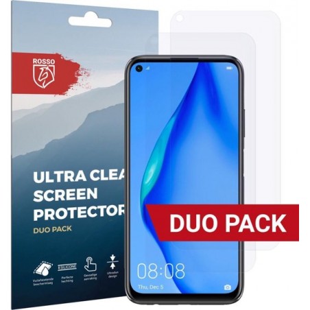 Rosso Huawei P40 Lite Ultra Clear Screen Protector Duo Pack