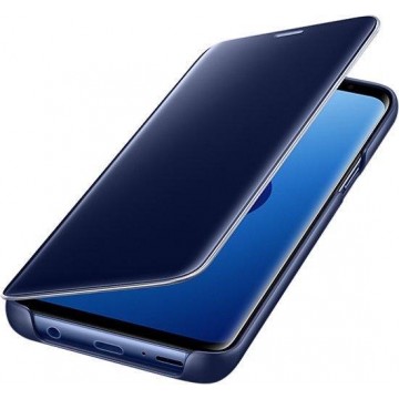 Flip cover hoesje - boek case voor Samsung Galaxy S9 - marocan blue - blauw