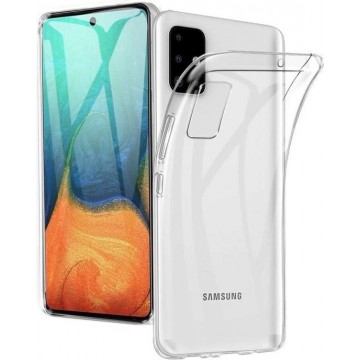 Samsung Galaxy A71 Hoesje Dun TPU Transparant