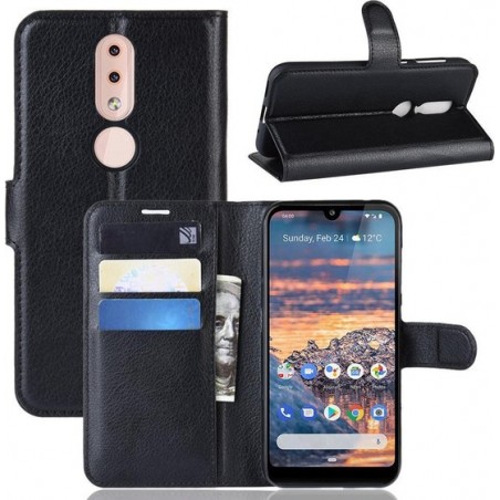 Nokia 4.2 Hoesje - Book Case - Zwart