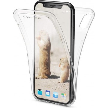 iPhone XR - Dubbel zijdig 360° Hoesje - Transparant