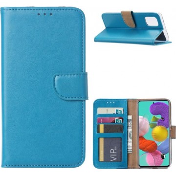 Samsung Galaxy A51 - Bookcase Turquoise - portemonee hoesje