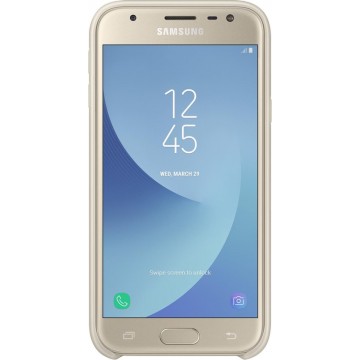 Samsung dual layer cover - goud - voor Samsung Galaxy J3 2017