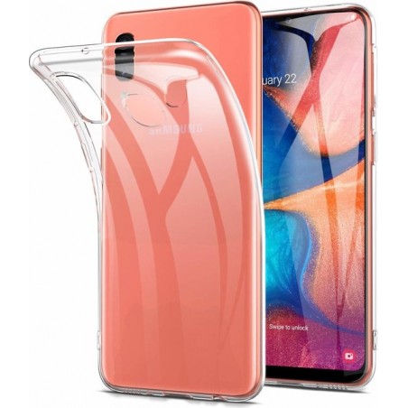 Ntech Samsung Galaxy A20e Transparant Hoesje / Crystal Clear TPU Case