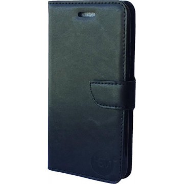 Zwart boekhoesje iPhone 5/5S/SE met vakje voor pasjes geld en fotovakje