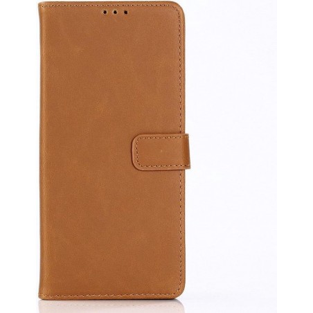 Shop4 - Samsung Galaxy Note 9 Hoesje - Wallet Case Retro Bruin