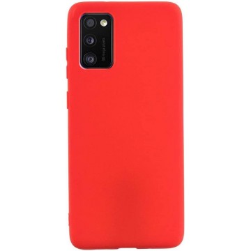 Samsung Galaxy A41 Hoesje Rood - Siliconen Back Cover