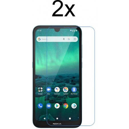 Nokia 1.3 Screenprotector Glas - Nokia 13 Screen Protector - 2x Tempered Glass Screen Protector