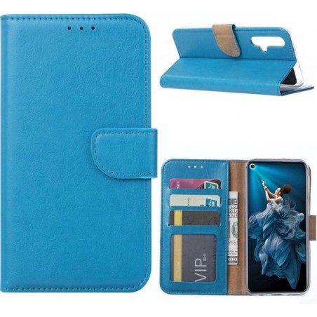 Honor 20 - Bookcase Turquoise - portemonee hoesje