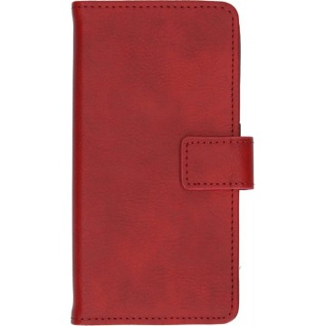 iMoshion Luxe Booktype Samsung Galaxy A01 hoesje - Rood