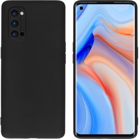 iMoshion Color Backcover Oppo Reno4 Pro 5G hoesje - Zwart