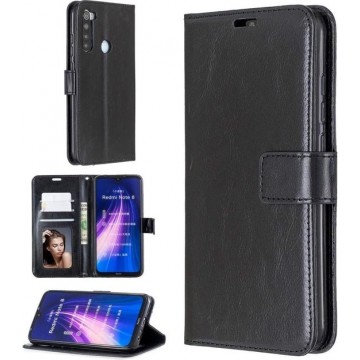 Xiaomi Redmi Note 8 Pro - Bookcase Zwart - portemonee hoesje