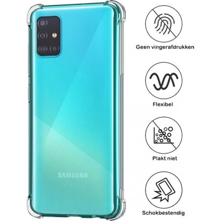 EmpX.nl Samsung Galaxy A51 TPU Anti shock back cover