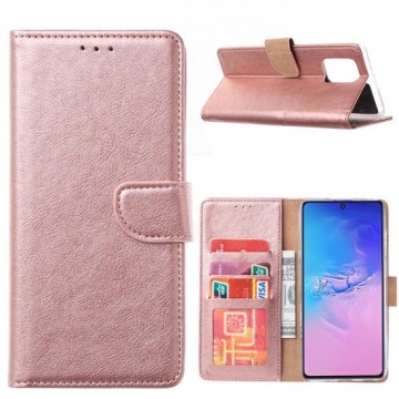 Samsung Galaxy S20FE - Bookcase Rose Goud - portemonee hoesje