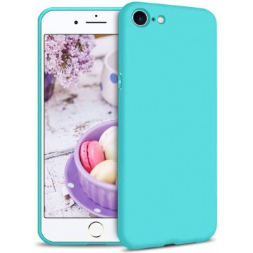 Apple iPhone SE (2020) Hoesje Turquoise - Siliconen Back Cover